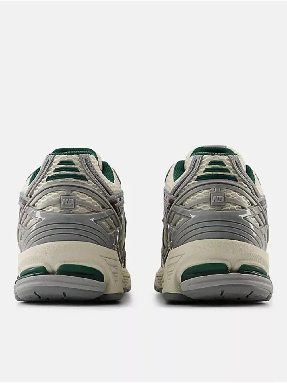 New Balance Men’s 1906R Sneakers in Cream with Green and Gray Accents